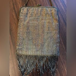 Antique Mandalian Beaded Flapper Purse